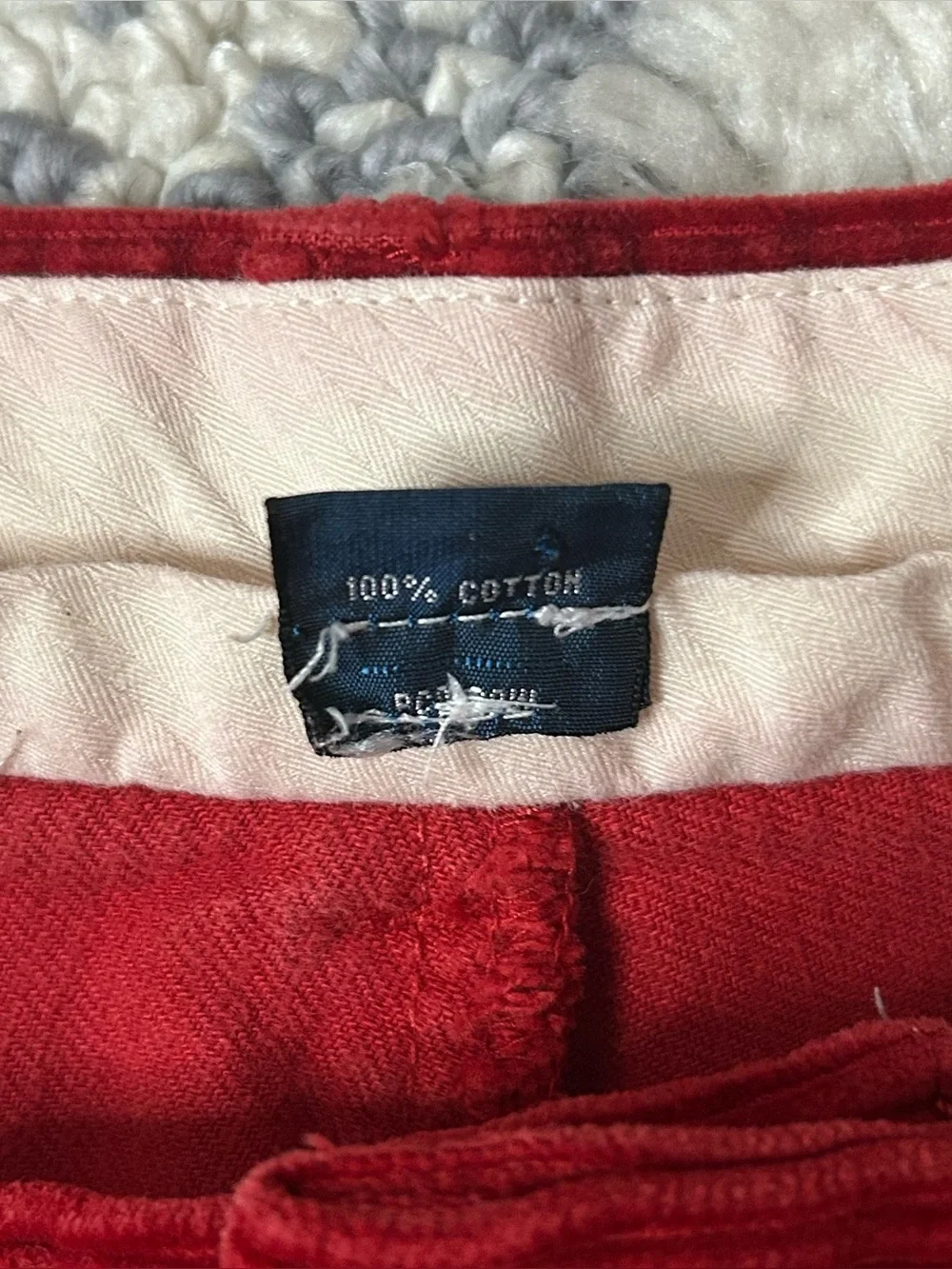Vintage Polo Ralph Lauren Embroidered Crest Corduroy Pants